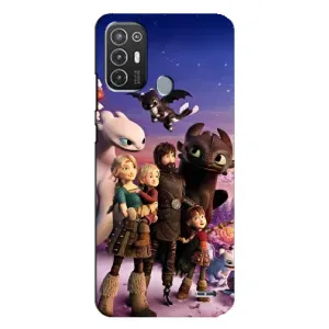 Чехол дракон Беззубик для TECNO Pop 6 Pro (BE8) (Герои дракона)