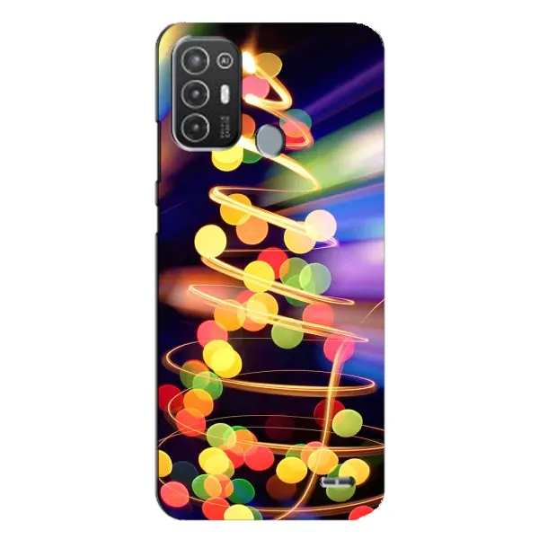 Чехол с рисунком «Гирлянды» для TECNO Pop 6 Pro (BE8)