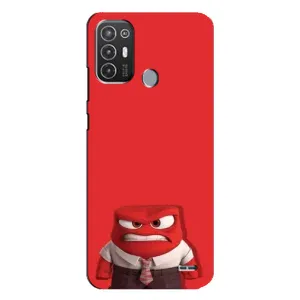 Чехол Головоломка для TECNO Pop 6 Pro (BE8) - (AlphaPrint) (Гнев)