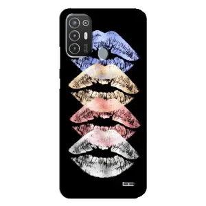 Чохол Стильні дівчата на TECNO Pop 6 Pro (BE8) (Губи)