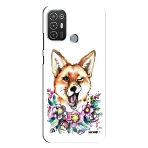 Чехол с Лисичкой для TECNO Pop 6 Pro (BE8) (Хитрая лиса)