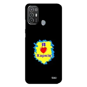 Чехлы силиконовые (Город Харьков) на Техно Поп 6 про (I LOVE KHARKIV)