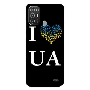 Силиконовый Чехол на TECNO Pop 6 Pro (BE8) (Я-Украина) (I Love UA)