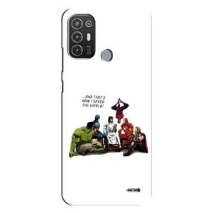Чехлы для TECNO Pop 6 Pro (BE8) (Для Христиан) (Иисус супергерой)