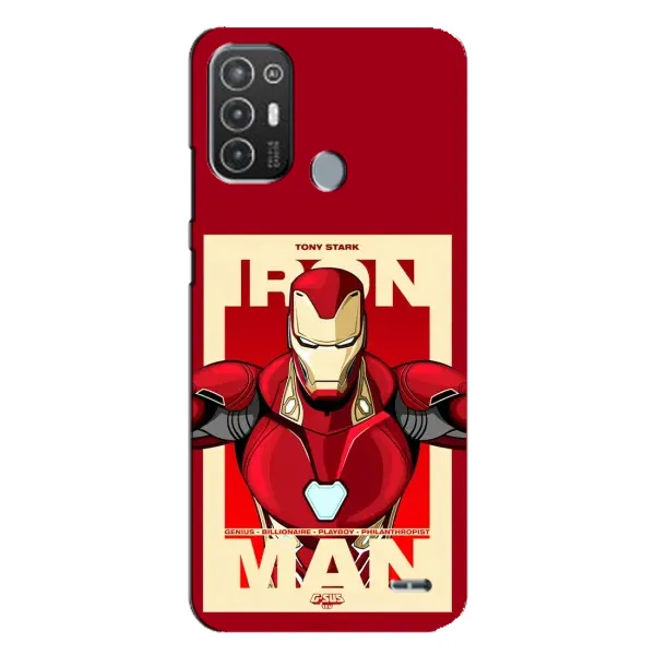 Чехол с рисунком «Iron man» для TECNO Pop 6 Pro (BE8) Чехол с рисунком «Iron man» для TECNO Pop 6 Pro (BE8)