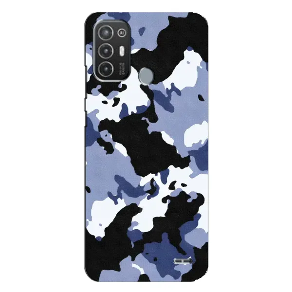 Чехол с рисунком «Камуфляжный Серый» для TECNO Pop 6 Pro (BE8) Чехол с рисунком «Камуфляжный Серый» для TECNO Pop 6 Pro (BE8)