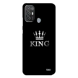 Чохол (Корона на чорному фоні) для Техно Поп 6 про (KING)