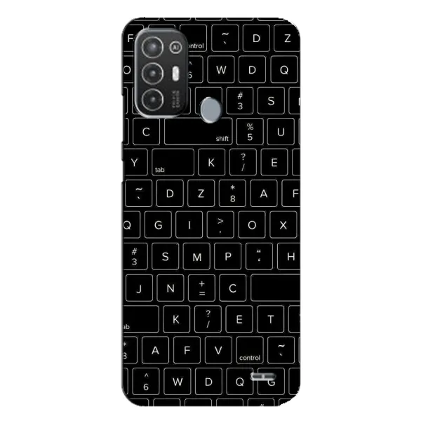 Чехол с рисунком «Клавиатура» для TECNO Pop 6 Pro (BE8) Чехол с рисунком «Клавиатура» для TECNO Pop 6 Pro (BE8)