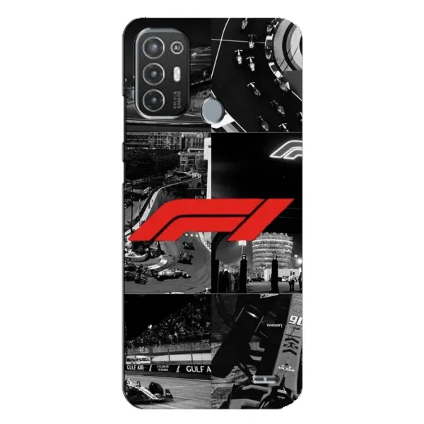 Чехол с рисунком «Коллаж Формула 1» для TECNO Pop 6 Pro (BE8) Чехол с рисунком «Коллаж Формула 1» для TECNO Pop 6 Pro (BE8)