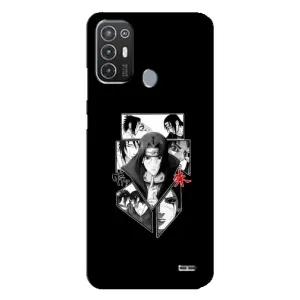 Чохли з принтом Ітачі Учіха на TECNO Pop 6 Pro (BE8) (Коллаж Ітачі)