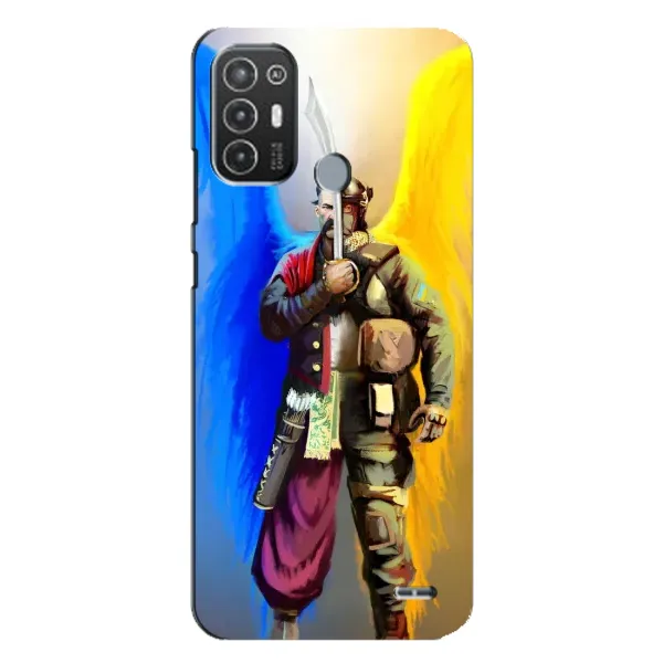 Чехол с рисунком «Козак с крыльями» для TECNO Pop 6 Pro (BE8) Чехол с рисунком «Козак с крыльями» для TECNO Pop 6 Pro (BE8)