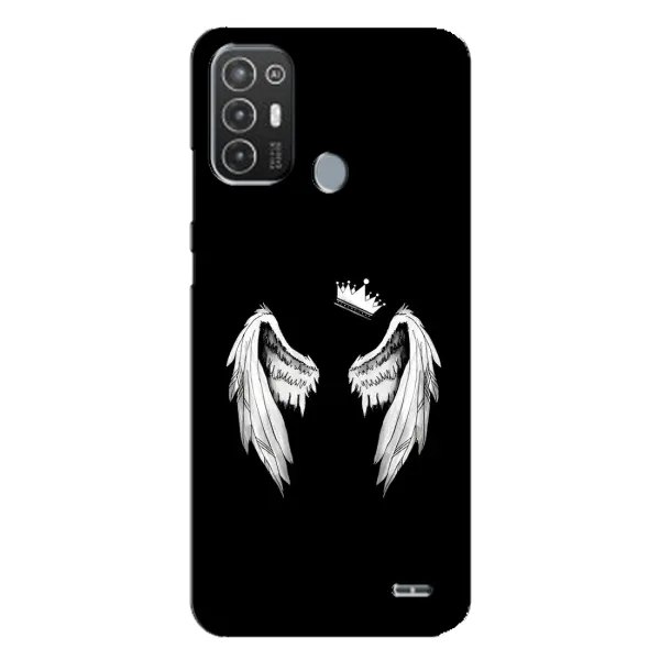 Чехол с рисунком «Крылья и корона» для TECNO Pop 6 Pro (BE8) Чехол с рисунком «Крылья и корона» для TECNO Pop 6 Pro (BE8)