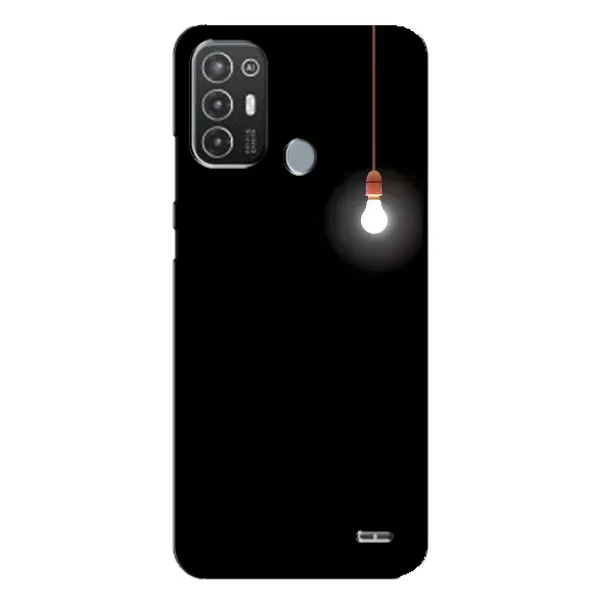 Чехол с рисунком «Лампочка» для TECNO Pop 6 Pro (BE8)