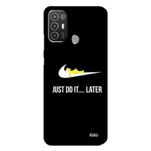 Силіконовый Чохол на TECNO Pop 6 Pro (BE8) з картинкою НАЙК (Later)