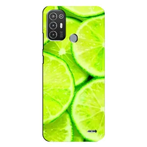 Чохол з зображенням смачної їжі для TECNO Pop 6 Pro (BE8) (Лайм)