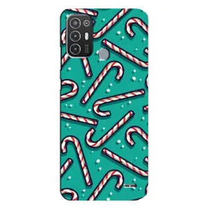 Силиконовый бампер на рождество для TECNO Pop 6 Pro (BE8)
