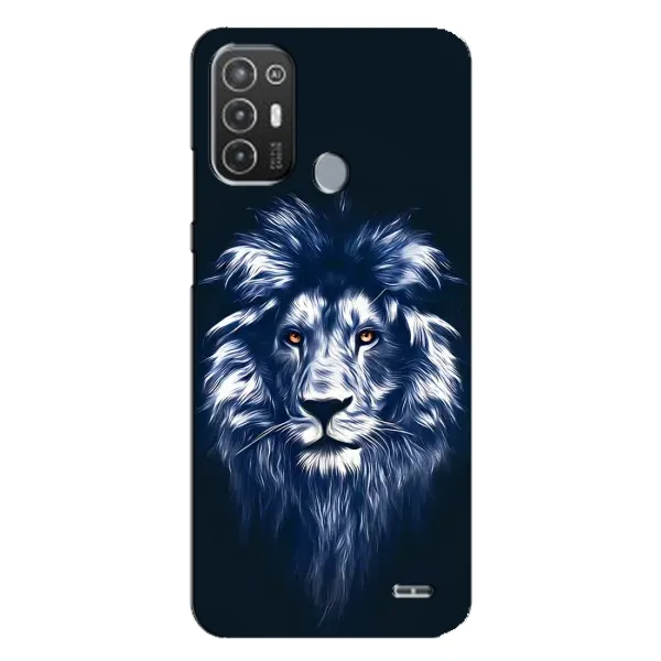 Чехол с рисунком «Лев - синий» для TECNO Pop 6 Pro (BE8) Чехол с рисунком «Лев - синий» для TECNO Pop 6 Pro (BE8)