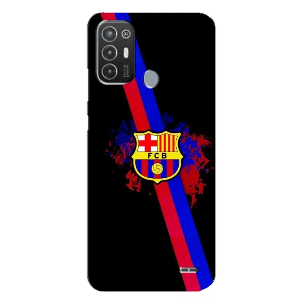 Чехол с рисунком «Лого Барсы» для TECNO Pop 6 Pro (BE8)
