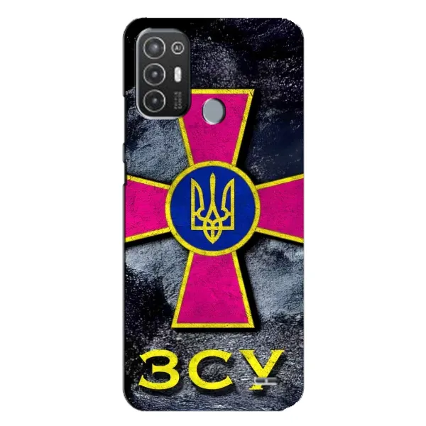 Чехол с рисунком «Лого ЗСУ» для TECNO Pop 6 Pro (BE8) Чехол с рисунком «Лого ЗСУ» для TECNO Pop 6 Pro (BE8)
