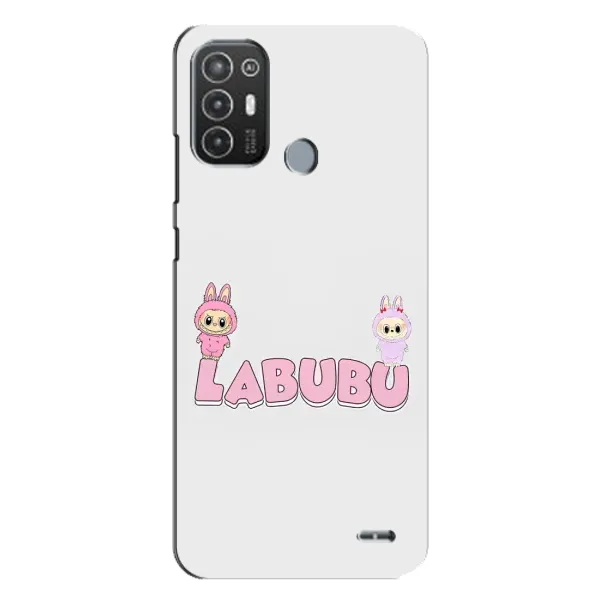 Чехол с рисунком «Логотип Лабубу» для TECNO Pop 6 Pro (BE8)