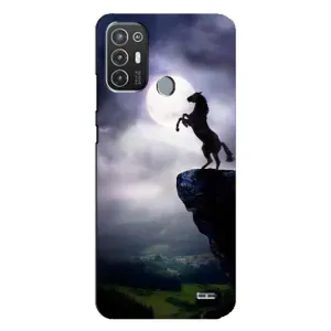 Чехлы с изображением разных животных для TECNO Pop 6 Pro (BE8) (Лошадь)