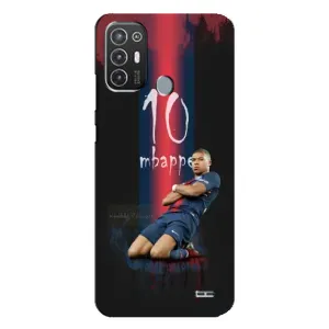 Чехол (TPU) с Футболистом на TECNO Pop 6 Pro (BE8) (MBAPPE 10)