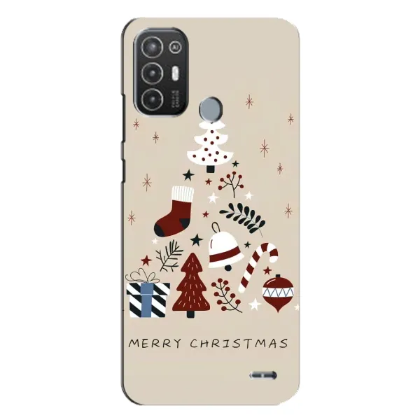Чехол с рисунком «Merry Christmas» для TECNO Pop 6 Pro (BE8) Чехол с рисунком «Merry Christmas» для TECNO Pop 6 Pro (BE8)