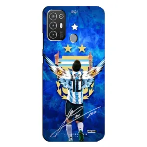 Чохли Лео Мессі Аргентина для TECNO Pop 6 Pro (BE8) (Мессі Аргентіна)