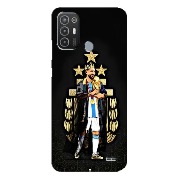 Чохол з малюнком «Мессі король» для TECNO Pop 6 Pro (BE8) Чохол з малюнком «Мессі король» для TECNO Pop 6 Pro (BE8)