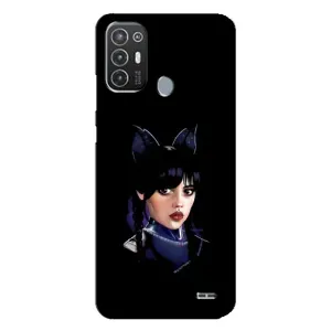 Чохол з картинкою Венсдей на TECNO Pop 6 Pro (BE8) (Мила Венсдей)