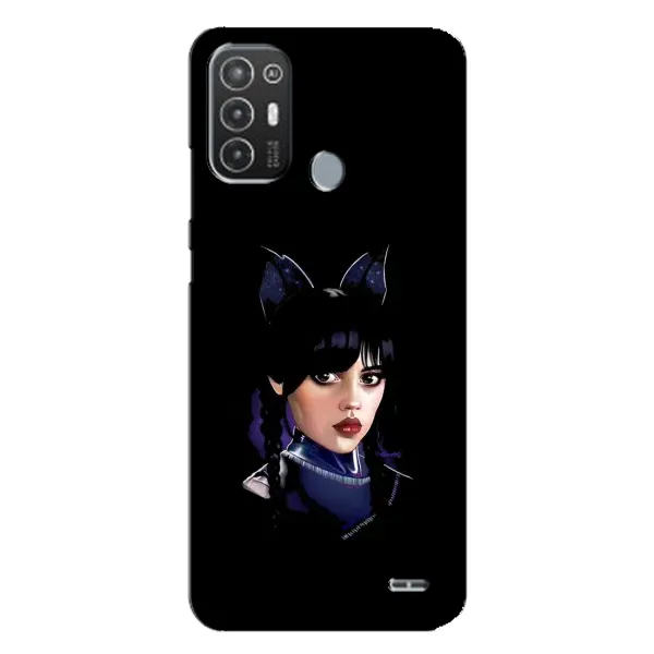 Чехол с рисунком «Милая Уэнсдей» для TECNO Pop 6 Pro (BE8) Чехол с рисунком «Милая Уэнсдей» для TECNO Pop 6 Pro (BE8)