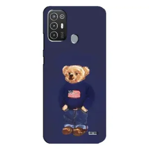Чехлы Мишка Тедди для Техно Поп 6 про (Мишка USA)