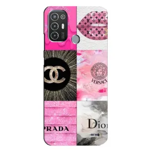 Чехол (Dior, Prada, YSL, Chanel) для TECNO Pop 6 Pro (BE8) (Модница)