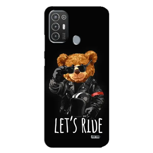 Чехол с рисунком «Модный Мишка» для TECNO Pop 6 Pro (BE8) Чехол с рисунком «Модный Мишка» для TECNO Pop 6 Pro (BE8)