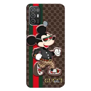 Чохли бренд ГУЧЧІ для TECNO Pop 6 Pro (BE8) (Маус Гуччи)
