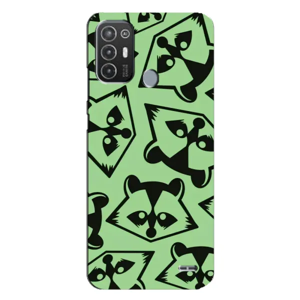 Чехол с рисунком «Мордочки Енота» для TECNO Pop 6 Pro (BE8) Чехол с рисунком «Мордочки Енота» для TECNO Pop 6 Pro (BE8)