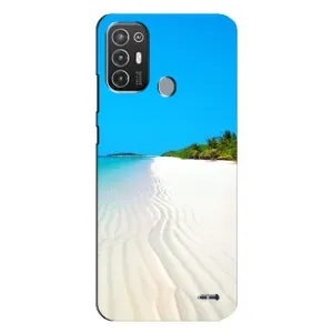Літній Чохол на TECNO Pop 6 Pro (BE8) (Море пісок)