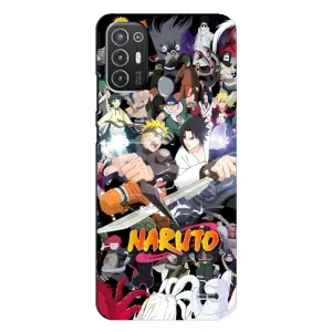 Купить Чехлы на телефон с принтом Anime для TECNO Pop 6 Pro (BE8) (Наруто постер)