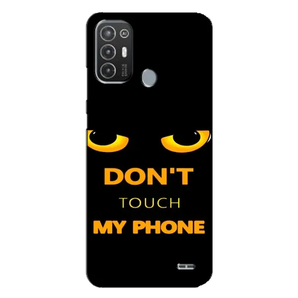 Чехол с рисунком «Не трогай мой телефон» для TECNO Pop 6 Pro (BE8) Чехол с рисунком «Не трогай мой телефон» для TECNO Pop 6 Pro (BE8)
