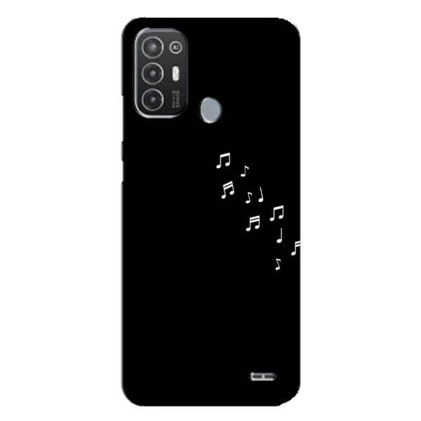 Чехол с рисунком «Ноты» для TECNO Pop 6 Pro (BE8)