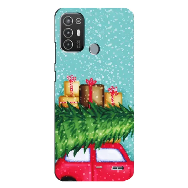 Чехол с рисунком «Новогодние подарки» для TECNO Pop 6 Pro (BE8)