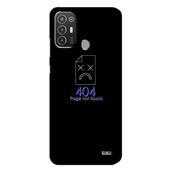 Чехол с рисунком «Ошибка 404» для TECNO Pop 6 Pro (BE8) Чехол с рисунком «Ошибка 404» для TECNO Pop 6 Pro (BE8)