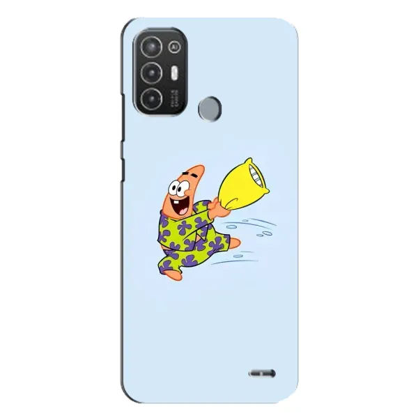 Чехол с рисунком «Патрик с подушкой» для TECNO Pop 6 Pro (BE8) Чехол с рисунком «Патрик с подушкой» для TECNO Pop 6 Pro (BE8)