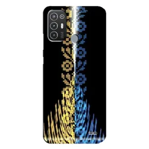 Силіконовый Чохол на TECNO Pop 6 Pro (BE8) (Патріотична вишиванка)