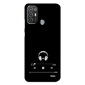 Чохол з картинками на чорному фоні для TECNO Pop 6 Pro (BE8) (Плеєр)