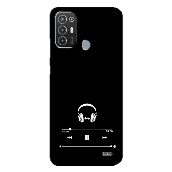 Чехол с рисунком «Плеер» для TECNO Pop 6 Pro (BE8)