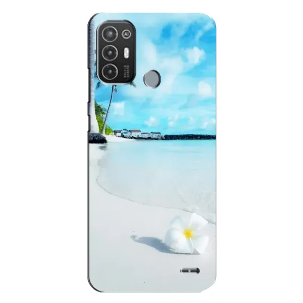 Чехол с рисунком «Пляж» для TECNO Pop 6 Pro (BE8) Чехол с рисунком «Пляж» для TECNO Pop 6 Pro (BE8)