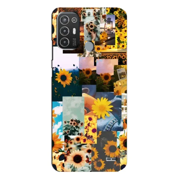 Чехол с рисунком «Подсолнуховый дизайн» для TECNO Pop 6 Pro (BE8) Чехол с рисунком «Подсолнуховый дизайн» для TECNO Pop 6 Pro (BE8)