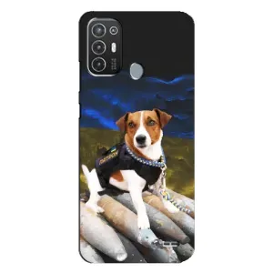 Чехол с принтом Собаки Патрон для TECNO Pop 6 Pro (BE8)