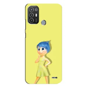 Чехол Головоломка для TECNO Pop 6 Pro (BE8) - (AlphaPrint) (Радость)